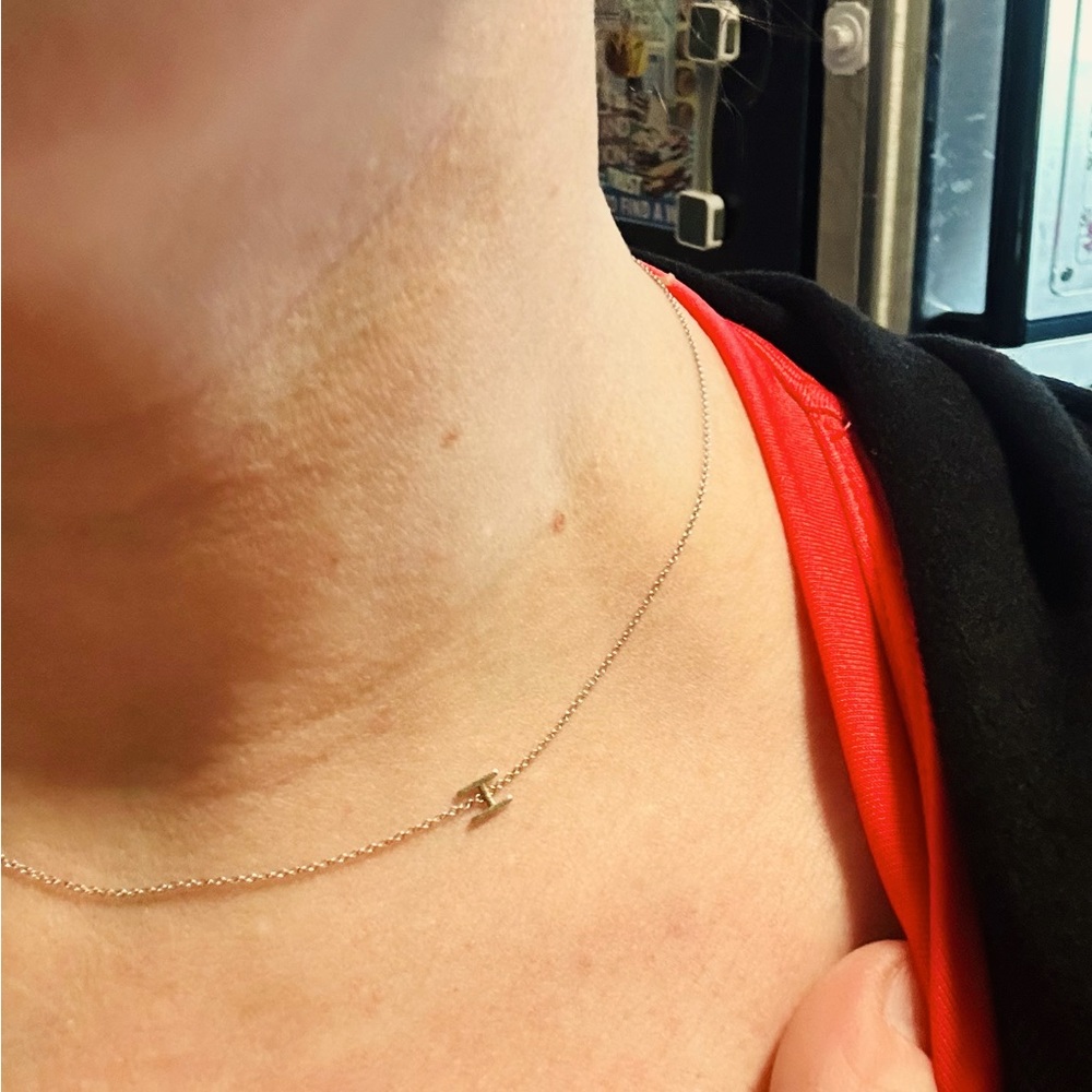 Sterling Silver “H” Necklace